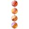 12 Pack: Amber Glass Faceted Round Beads, 18mm by Bead Landing™